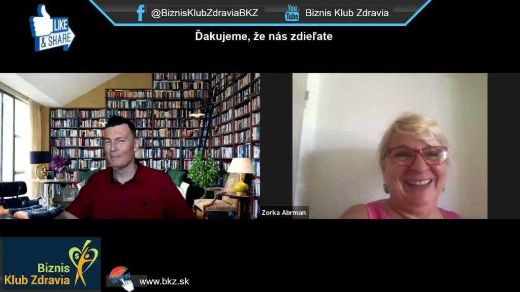 Rozhovor Biznis Klub Zdravia Hosť: Zorka Abrman